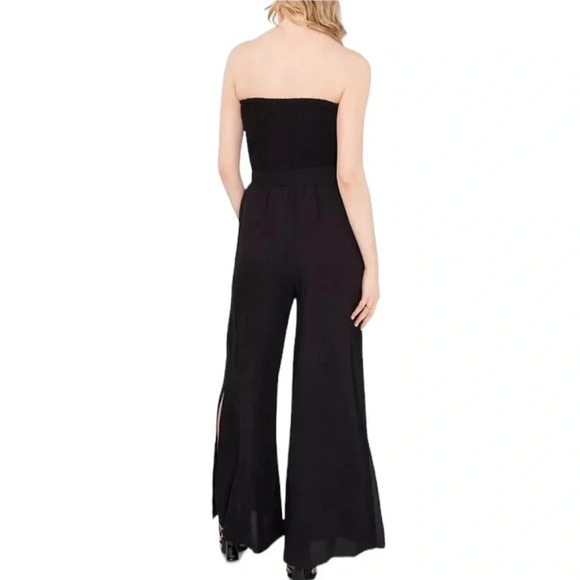 1.STATE Women's Strapless Wide Leg Jumpsuit Swimsuit Coverup Black Size XS NWT - Picture 15 of 15